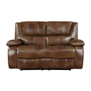  Homelegance Ellicott 9639BR-2 Double Reclining Love Seat IMAGE 1