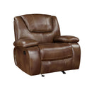  Homelegance Ellicott 9639BR-1 Glider Reclining Chair IMAGE 2