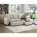  Homelegance Waitsfield 9816SN*2LLRC 2 pc Sectional with Right Chaise, Pull-out Bed and Hidden Storage IMAGE 10