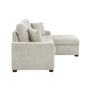  Homelegance Waitsfield 9816SN*2LLRC 2 pc Sectional with Right Chaise, Pull-out Bed and Hidden Storage IMAGE 3