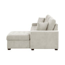  Homelegance Waitsfield 9816SN*2LLRC 2 pc Sectional with Right Chaise, Pull-out Bed and Hidden Storage IMAGE 4