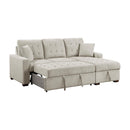  Homelegance Waitsfield 9816SN*2LLRC 2 pc Sectional with Right Chaise, Pull-out Bed and Hidden Storage IMAGE 7