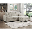  Homelegance Waitsfield 9816SN*2LLRC 2 pc Sectional with Right Chaise, Pull-out Bed and Hidden Storage IMAGE 9