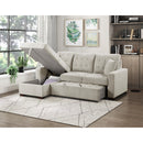  Homelegance Waitsfield 9816SN*2LCRL 2 pc Sectional with Left Chaise, Pull-out Bed and Hidden Storage IMAGE 10