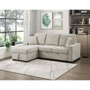  Homelegance Waitsfield 9816SN*2LCRL 2 pc Sectional with Left Chaise, Pull-out Bed and Hidden Storage IMAGE 9