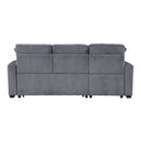 Homelegance Rhett 9649DG*SC 3 pc Reversible Sectional with Pull-out Bed and Hidden Storage IMAGE 10