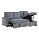  Homelegance Rhett 9649DG*SC 3 pc Reversible Sectional with Pull-out Bed and Hidden Storage IMAGE 11