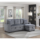  Homelegance Rhett 9649DG*SC 3 pc Reversible Sectional with Pull-out Bed and Hidden Storage IMAGE 13