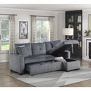  Homelegance Rhett 9649DG*SC 3 pc Reversible Sectional with Pull-out Bed and Hidden Storage IMAGE 15