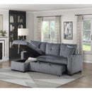  Homelegance Rhett 9649DG*SC 3 pc Reversible Sectional with Pull-out Bed and Hidden Storage IMAGE 16