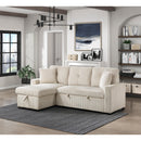  Homelegance Rhett 9649BE*SC 3 pc Reversible Sectional with Pull-out Bed and Hidden Storage IMAGE 14