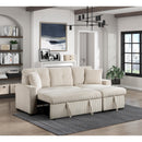  Homelegance Rhett 9649BE*SC 3 pc Reversible Sectional with Pull-out Bed and Hidden Storage IMAGE 17
