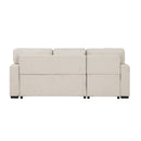  Homelegance Pompano 9630BE*2LC2R Sectional with Left Chaise, Pull-out Bed and Hidden Storage, Charging Ports IMAGE 5