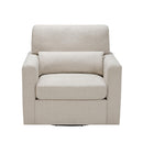  Manufacturer Color_Beige -- Homelegance Pompano Swivel Fabric Chair IMAGE 1