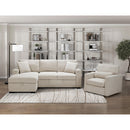  Manufacturer Color_Beige -- Homelegance Pompano Swivel Fabric Chair IMAGE 6