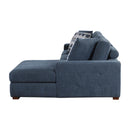  Manufacturer Color_Blue -- Homelegance Raife Fabric 3 pc Sectional IMAGE 6