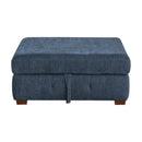  Manufacturer Color_Blue -- Homelegance Raife Fabric 3 pc Sectional IMAGE 11
