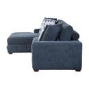  Manufacturer Color_Blue -- Homelegance Raife Fabric 3 pc Sectional IMAGE 6
