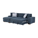  Manufacturer Color_Blue -- Homelegance Raife Fabric 3 pc Sectional IMAGE 9
