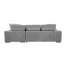  Manufacturer Color_Grey -- Raife 9624GY*32LRC 3 pc Sectional with Right Chaise and Ottoman IMAGE 7