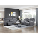  Manufacturer Color_Grey -- Homelegance Dean Reclining Fabric Sofa IMAGE 5