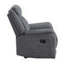  Manufacturer Color_Grey -- Homelegance Dean Fabric Recliner IMAGE 3