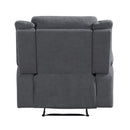  Manufacturer Color_Grey -- Homelegance Dean Fabric Recliner IMAGE 4