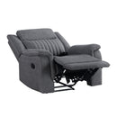 Manufacturer Color_Grey -- Homelegance Dean Fabric Recliner IMAGE 5