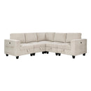  Homelegance Walterboro 9650BE*5SC 5 pc Sectional with Storage, Storage Pouches and Charging Ports IMAGE 1