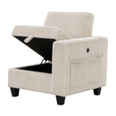 Homelegance Walterboro 9650BE-3* Sofa with Storage, Storage Pouches and Charging Ports IMAGE 12