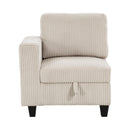  Homelegance Walterboro 9650BE-2* Love Seat with Storage, Storage Pouches and Charging Ports IMAGE 5