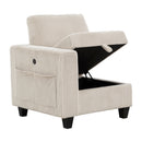  Homelegance Walterboro 9650BE-2* Love Seat with Storage, Storage Pouches and Charging Ports IMAGE 7