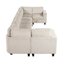  Homelegance Walterboro 9650BE*8SC 8 pc Sectional with Storage, Storage Pouches and Charging Ports IMAGE 3