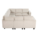  Homelegance Walterboro 9650BE*8SC 8 pc Sectional with Storage, Storage Pouches and Charging Ports IMAGE 4