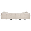  Homelegance Walterboro 9650BE*8SC 8 pc Sectional with Storage, Storage Pouches and Charging Ports IMAGE 5