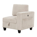 Homelegance Walterboro 9650BE*6SC 6 pc Sectional with Storage, Storage Pouches and Charging Ports IMAGE 15