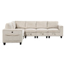  Homelegance Walterboro 9650BE*6SC 6 pc Sectional with Storage, Storage Pouches and Charging Ports IMAGE 2