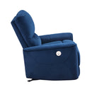  Manufacturer Color_Navy -- Artem 9645NV-1PW Power Rocker Reclining Chair IMAGE 3