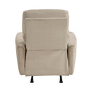  Manufacturer Color_Light brown -- Artem 9645BR-1PW Power Rocker Reclining Chair IMAGE 4