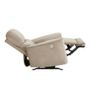  Manufacturer Color_Light brown -- Artem 9645BR-1PW Power Rocker Reclining Chair IMAGE 6