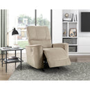  Manufacturer Color_Light brown -- Artem 9645BR-1PW Power Rocker Reclining Chair IMAGE 7