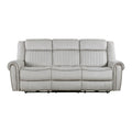  Manufacturer Color_Mist Motion Type_Power Recline -- Brennen 9204MT-3PW Power Double Reclining Sofa IMAGE 1