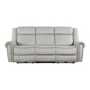  Manufacturer Color_Mist Motion Type_Power Recline -- Brennen 9204MT-3PW Power Double Reclining Sofa IMAGE 1