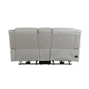  Manufacturer Color_Mist Motion Type_Power Recline -- Brennen 9204MT-2PW Power Double Reclining Love Seat with Center Console IMAGE 3