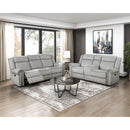  Manufacturer Color_Mist Motion Type_Reclining -- Brennen 9204MT-2 Double Reclining Love Seat with Center Console IMAGE 8