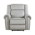 Manufacturer Color_Mist Motion Type_Power -- Brennen 9204MT-1PW Power Reclining Chair IMAGE 1