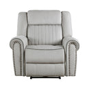  Manufacturer Color_Mist Motion Type_Power -- Brennen 9204MT-1PW Power Reclining Chair IMAGE 1