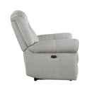  Manufacturer Color_Mist Motion Type_Power -- Brennen 9204MT-1PW Power Reclining Chair IMAGE 3