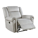  Manufacturer Color_Mist Motion Type_Manual -- Brennen 9204MT-1 Reclining Chair IMAGE 6
