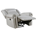  Manufacturer Color_Mist Motion Type_Manual -- Brennen 9204MT-1 Reclining Chair IMAGE 7